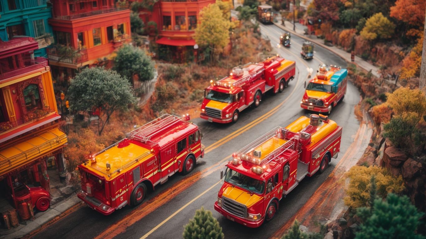 Blazing Adventures With Fire Truck Coloring Page