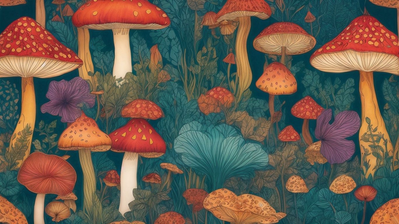 Enchanting Mushroom Coloring Pages For Fantasy Art